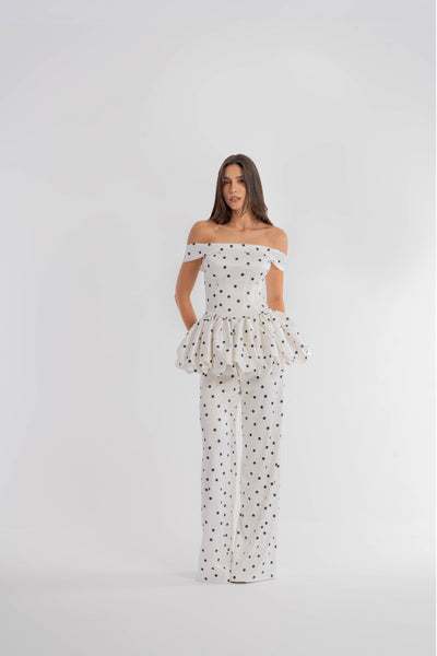 Dotted White Set